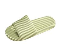 Women's Slippers with Thick Sole Shower Shoes Soft Inner Shoes Lightweight Outdoor Sandals for Men and Women Non-Slip Bath Sandals Quick Drying Beach Shoes Summer Shoes, Green, 6 UK