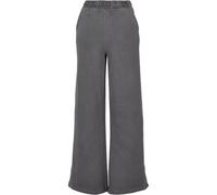 Women's slit Trousers Urban Classics Heavy Terry Garment Dye GT Noir 5XL