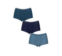 Womens Sloggi Shorts, Knickers, Underwear, 'Go Crush' in 3 Pack Cotton S,M,L,XL