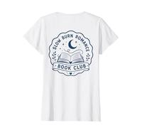 Womens Slow Burn Romance Book Club Romance Reader Reading T-Shirt