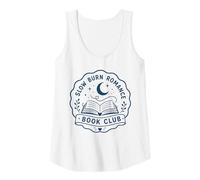 Womens Slow Burn Romance Book Club Romance Reader Reading Tank Top