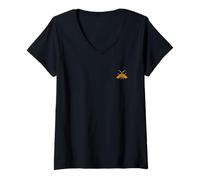 Womens Small Fireflies Cute Fairy Minimalist Simple Firefly V-Neck T-Shirt