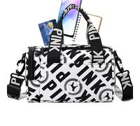 Women's Small Gym Bag - Multifunctional Travel Bag, Women's Fitness Bag | Small Workout, Sports Gym Bag, Outdoor Waterproof Workout Bag for Esc, white, riferimento alla descrizione, Please refer