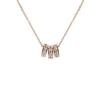 Women's Small Waist Simple Wild Necklace Clavicle Chain Niche Design Sense in the Flood Net Red Titanium Steel Jewelry Gift Girl