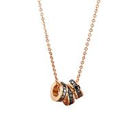 Women's Small Waist Simple Wild Necklace Clavicle Chain Niche Design Sense in the Flood Net Red Titanium Steel Jewelry Gift Girl