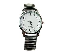 Women's Smart Watch Female Watch for Women Couple Gemstone Inspirational Leather Strap Fashion Women's Men's Rolling Dial Womens Silver Ladies Digital Exercise for (A, A)