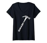 Womens Smash The Patriarchy Shirt - Feminist T-Shirt V-Neck T-Shirt