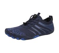 Women's Sneakers Couples All Seasons Five Finger Water Shoes Multifunctional Yoga Shoes for Men and Women Lightweight Comfortable Barefoot Design (Navy, 4.5)