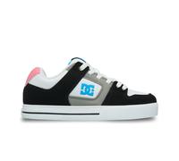 DC Shoes Womens Pure Trainer/Skate Shoe Black/Pink/Blue Size UK 5