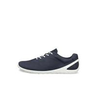 ECCO Biom Lite W Navy Womens trainers 802403-02038 in a Plain Leather in Size 39