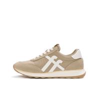 FitFlop Retro-Q Fabric Suede shoes beige white women - 37