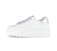 Women's Sneakers Gabor Nappa Satin Met Blanc 38