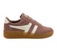 Gola Grandslam Suede CLA589NY Trainers, Brown Pink Off White Gum, 8 UK
