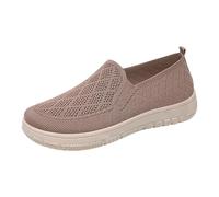 Womens Sneakers Non Slip Work Shoes Women Lightweight Fashion Breathable Tennis Shoes Athletic Work Travel Walking Shoes for Women Arch Support Comfort Wi Closed Toe Mesh Khaki