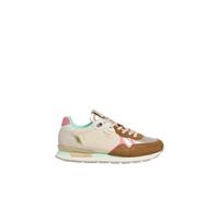 Pepe Jeans Women's BRIT Glen W Sneak, Brown (Caramel Beige), 37