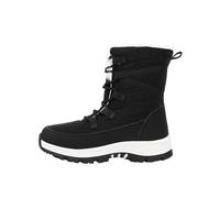 Womens Snow Boot Waterproof Lace up Booties Mid Calf Chunky Heel Shoes for Walking Daily Dance Party