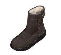 Women's Snow Boots Lightweight Waterproof Winter Boots Platform Warm Anti-Slip Winter Ankle Boot Womens Fur Lined Shoes Comfortable Ladies Mid-Calf Walking Shoes Outdoor Ski Hiking Boot