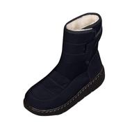 Women's Snow Boots Lightweight Waterproof Winter Boots Platform Warm Anti-Slip Winter Ankle Boot Womens Fur Lined Shoes Comfortable Ladies Mid-Calf Walking Shoes Outdoor Ski Hiking Boot