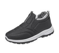 Womens Snow Boots Waterproof Black Boots Women Men's High Performance Warm Booties Weather Comfortable Big Size Booties (Grey, 7)