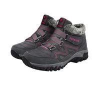 Womens Snow Boots Waterproof Orthopedic Warm Boot Winter Thermal Casual Fur Lined Hiking Camping Climbing Running Walking Shoes Leather Platform Fashion High Top Boots