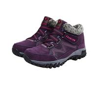 Womens Snow Boots Waterproof Orthopedic Warm Boot Winter Thermal Casual Fur Lined Hiking Camping Climbing Running Walking Shoes Leather Platform Fashion High Top Boots