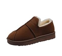 Womens Snow Boots Waterproof - Slip On Winter Boots Non Slip With Insulated Lining Ankle Boot Round Toe Flat Boot Solid Color Womens Shoes Elegant And Fasion Plush Shoes Warm For Indoor Outdoor1