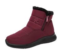 Womens Snow Boots Waterproof Walking Boots Women Womens Stylish Lightweight Water Resistant Shoes Women's Cotton Shoes Boot Spring Autumn Winter Plus Velvet Thick Warm Cotton Boot Soft Sole Casual