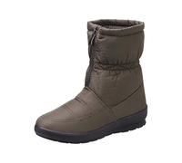 Womens Snow Boots Waterproof Winter Warm Fur Lined Boots Ladies Wide Fit Front Zip Short Boot Lightweight Soft Casual Sneakers Slip On Walking Shoes for Hiking Camping Climbing Running Green