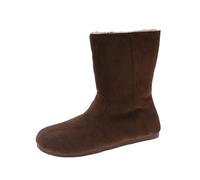 Womens Snow Boots Wide Calf Boots Women Stylish Lightweight Water Resistant Boot Wear French Booties Women's Winter 2025 New Retro Lamb Short Booties Plus Velvet Cotton Shoes Size 3-8 Coffee