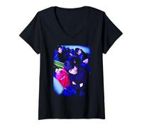 Women's Snow Patrol Run Final Straw Era Band Portrait V-Neck T-Shirt