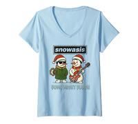 Womens snowasis Some Might Sleigh V-Neck T-Shirt