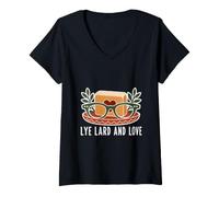 Women's Soap Making Grandma Cold Process Handmade Bar Crafter Design V-Neck T-Shirt