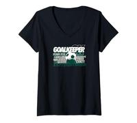 Womens Soccer Goalkeeper A Different Breed V-Neck T-Shirt