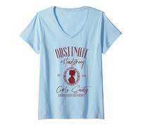 Womens Society of Obstinate Headstrong Girls Jane Austen Literature V-Neck T-Shirt