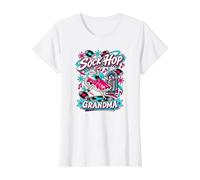 Women's Sock Hop Grandma 1950s Party Value Graphic T-Shirt