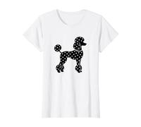Women's Sock Hop Poodle Polka Dot Design 1950's Party Value Graphic T-Shirt