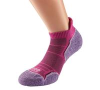 1000 Mile Ladies Womens Run Gym Training Running Ankle Socks, 2 Pair Per Pack