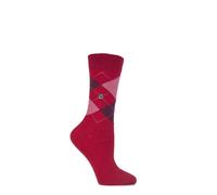 Womens Socks Argyle Pattern Burlington Marylebone Wool 3.5-7 Many Colours 1 Pair