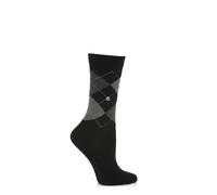 Womens Socks Argyle Pattern Burlington Marylebone Wool 3.5-7 Many Colours 1 Pair