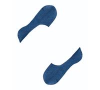 Burlington Women's Everyday Multipack W In Cotton No-Show Plain 2 Pairs Liner Socks, Blue Light Denim 6660, 2.5-3.5