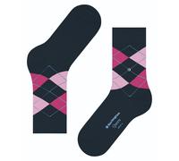 Burlington Women's Queen W So Cotton Patterned 1 Pair Socks, Blue Marine 6123, 3.5-7