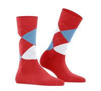 Burlington Women's Queen W So Cotton Patterned Socks 1 Pair, Red Tulip 8081, 3.5-7