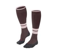 FALKE Women's TK Compression W Kh Wool Functional Yarn With Compression Hiking Socks 1 Pair, Brown Mahogany 8344 - Calf circumference W2, 2.5-5