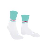 FALKE Women's RU4 Endurance Cool W So Functional Yarn Anti-Blister 1 Pair Running Socks, White 2006 Stripe, 2.5-3.5
