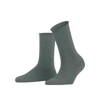 FALKE Women's Shiny W So Lyocell Plain 1 Pair Socks, Grey Flint 3640, 5.5-8