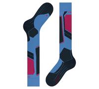 Falke Women's Ski Socks SK4 Advanced W Kh, Wool Thin Warm, Blue Morning Sky 6546-O, 5.5-6.5
