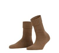 Falke Women's Striggings Rib Socks – Reinforced, Warm – Brown Nutmeg Melange 5410, 5.5-8