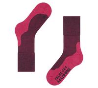 FALKE Women's TK1 Adventure Wool W So Breathable Thick Anti-Blister 1 Pair Hiking Socks, Pink Azalea 8566, 7-8
