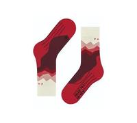 Falke Hiking Socks TK2 Explore W – Thick Wool Anti-Blister – Red Merlot 8117, Size 7-8, 1 Pair