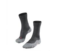 Falke Women's TK5 Wander W Socks - Wool Thin Anti-Blister Hiking Grey Asphalt Melange 5.5-6.5